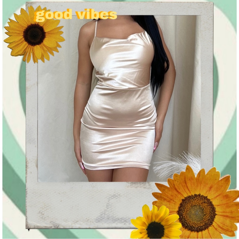 Satin Bodycon Dress
